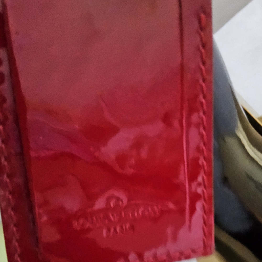 🔥🔥 RARE LOUIS VUITTON PATENT LUGGAGE TAG🔥🔥EUC - Picture 2 of 8